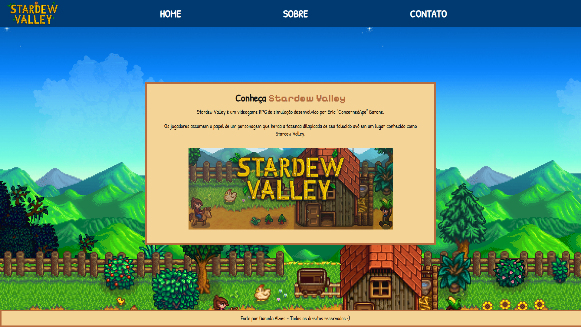 Stardew Valley - Website